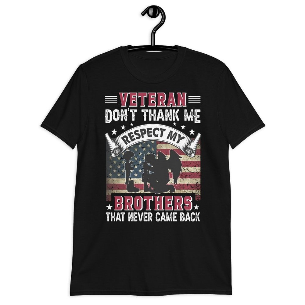 Men's Veteran Don't Thank Me T-Shirt